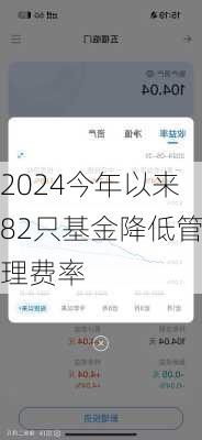 今年以来82只基金降低管理费率