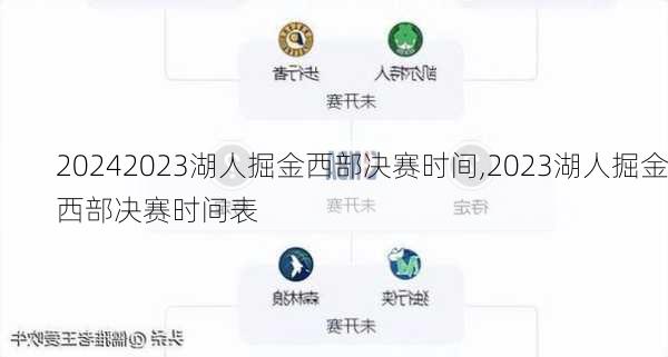 2023湖人掘金西部决赛时间,2023湖人掘金西部决赛时间表