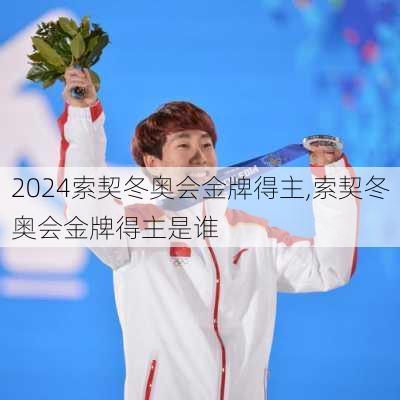 索契冬奥会金牌得主,索契冬奥会金牌得主是谁