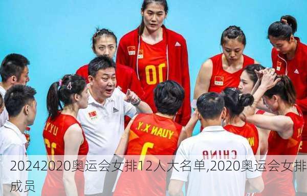 2020奥运会女排12人大名单,2020奥运会女排成员