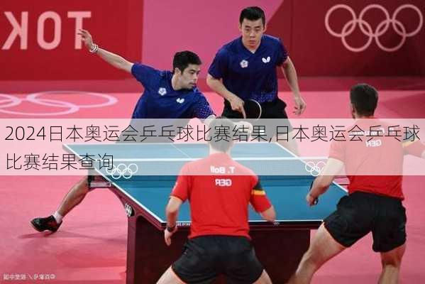 日本奥运会乒乓球比赛结果,日本奥运会乒乓球比赛结果查询