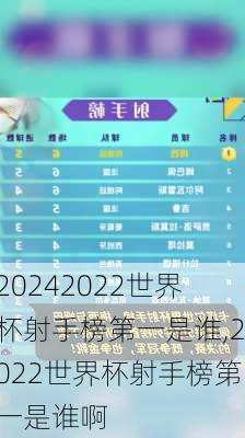 2022世界杯射手榜第一是谁,2022世界杯射手榜第一是谁啊