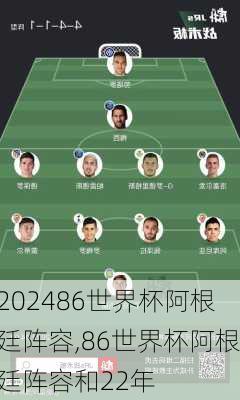 86世界杯阿根廷阵容,86世界杯阿根廷阵容和22年