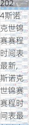 斯诺克世锦赛赛程时间表最新,斯诺克世锦赛赛程时间表最新消息