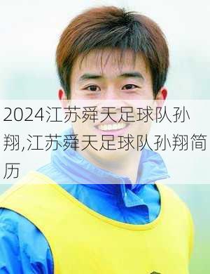 江苏舜天足球队孙翔,江苏舜天足球队孙翔简历