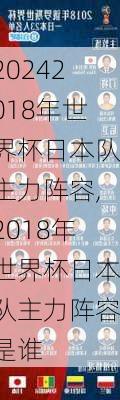 2018年世界杯日本队主力阵容,2018年世界杯日本队主力阵容是谁
