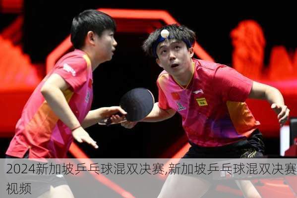 新加坡乒乓球混双决赛,新加坡乒乓球混双决赛视频