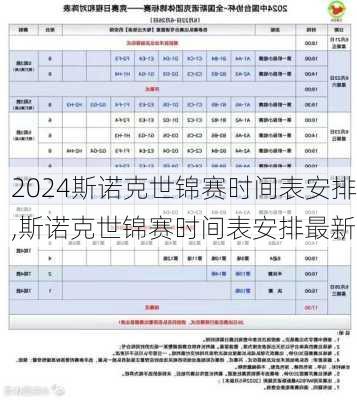 斯诺克世锦赛时间表安排,斯诺克世锦赛时间表安排最新