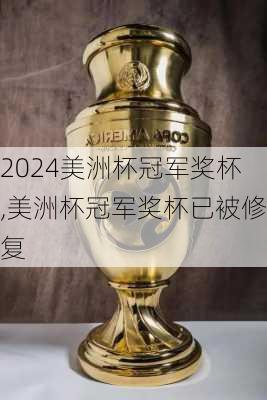 美洲杯冠军奖杯,美洲杯冠军奖杯已被修复