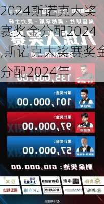 斯诺克大奖赛奖金分配2024,斯诺克大奖赛奖金分配2024年