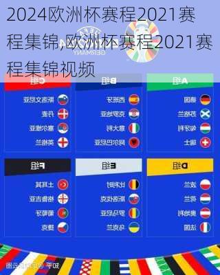 欧洲杯赛程2021赛程集锦,欧洲杯赛程2021赛程集锦视频