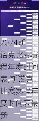 斯诺克比赛赛程年度时间表,斯诺克比赛赛程年度时间表最新