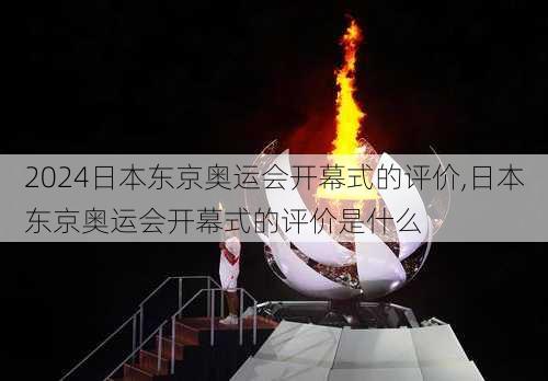 日本东京奥运会开幕式的评价,日本东京奥运会开幕式的评价是什么