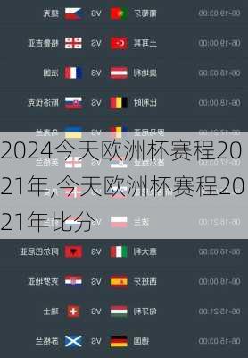 今天欧洲杯赛程2021年,今天欧洲杯赛程2021年比分