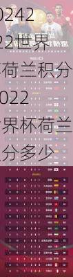 2022世界杯荷兰积分,2022世界杯荷兰积分多少