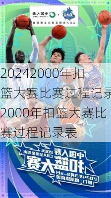 2000年扣篮大赛比赛过程记录,2000年扣篮大赛比赛过程记录表