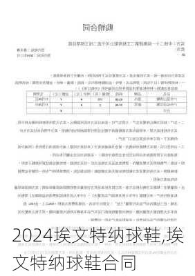 埃文特纳球鞋,埃文特纳球鞋合同