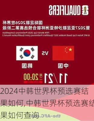 中韩世界杯预选赛结果如何,中韩世界杯预选赛结果如何查询