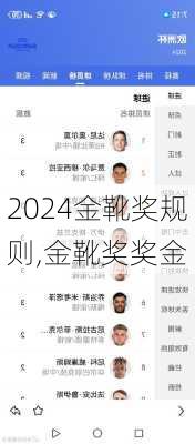 金靴奖规则,金靴奖奖金