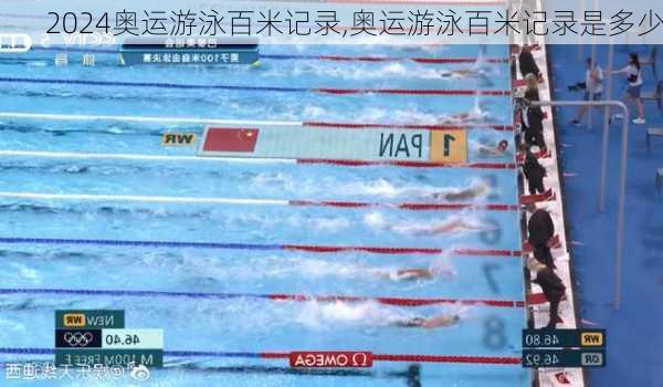 奥运游泳百米记录,奥运游泳百米记录是多少