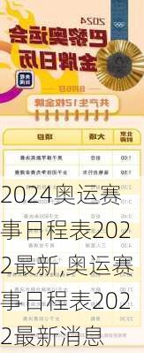 奥运赛事日程表2022最新,奥运赛事日程表2022最新消息