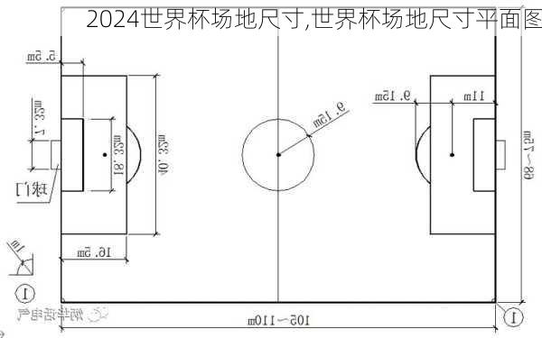 世界杯场地尺寸,世界杯场地尺寸平面图