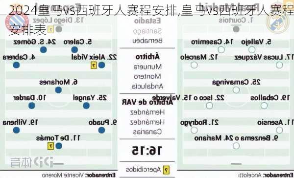 皇马vs西班牙人赛程安排,皇马vs西班牙人赛程安排表