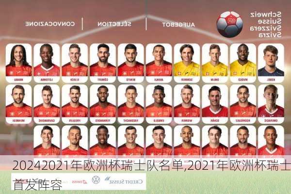 2021年欧洲杯瑞士队名单,2021年欧洲杯瑞士首发阵容