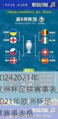 2021年欧洲杯足球赛事表,2021年欧洲杯足球赛事表格