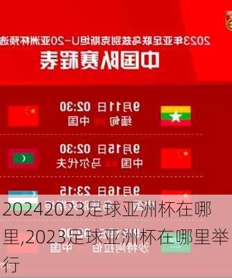 2023足球亚洲杯在哪里,2023足球亚洲杯在哪里举行
