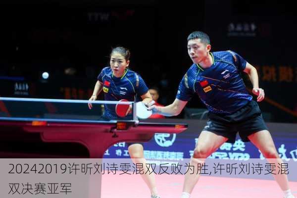 2019许昕刘诗雯混双反败为胜,许昕刘诗雯混双决赛亚军