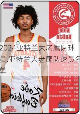 亚特兰大老鹰队球员,亚特兰大老鹰队球员名单