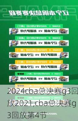 cba总决赛g3回放2021,cba总决赛g3回放第4节