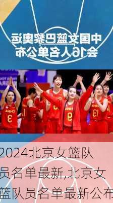 北京女篮队员名单最新,北京女篮队员名单最新公布