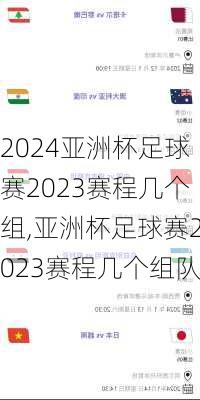 亚洲杯足球赛2023赛程几个组,亚洲杯足球赛2023赛程几个组队