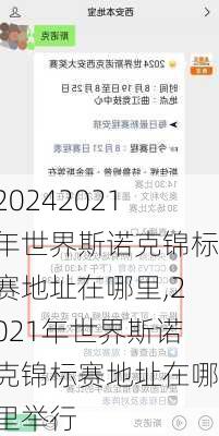 2021年世界斯诺克锦标赛地址在哪里,2021年世界斯诺克锦标赛地址在哪里举行