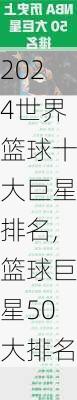 世界篮球十大巨星排名,篮球巨星50大排名