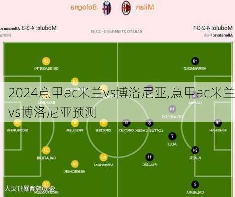 意甲ac米兰vs博洛尼亚,意甲ac米兰vs博洛尼亚预测