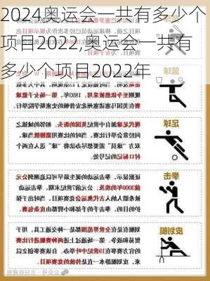 奥运会一共有多少个项目2022,奥运会一共有多少个项目2022年