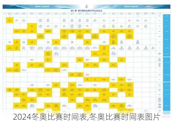 冬奥比赛时间表,冬奥比赛时间表图片