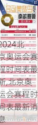 北京奥运会赛程时间表最新,北京奥运会赛程时间表最新消息