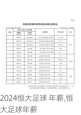 恒大足球 年薪,恒大足球年薪