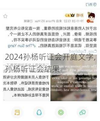 孙杨听证会开庭文字,孙杨听证会结果