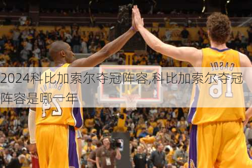 科比加索尔夺冠阵容,科比加索尔夺冠阵容是哪一年