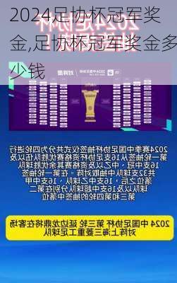 足协杯冠军奖金,足协杯冠军奖金多少钱