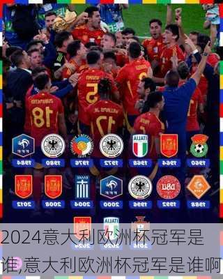 意大利欧洲杯冠军是谁,意大利欧洲杯冠军是谁啊