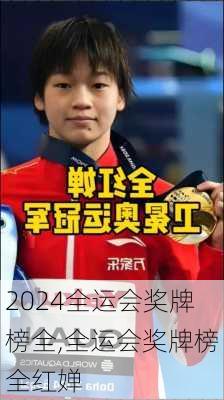 全运会奖牌榜全,全运会奖牌榜全红婵