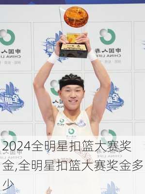 全明星扣篮大赛奖金,全明星扣篮大赛奖金多少