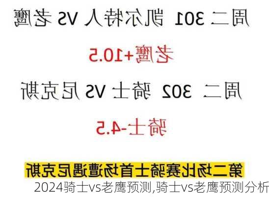 骑士vs老鹰预测,骑士vs老鹰预测分析