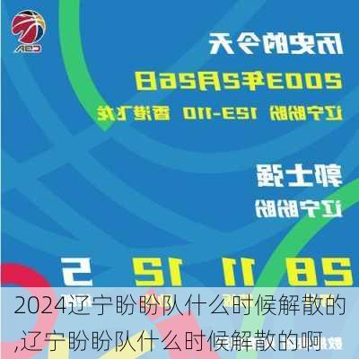 辽宁盼盼队什么时候解散的,辽宁盼盼队什么时候解散的啊